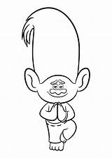 Trolls Coloring Pages Coloriage Print Clipart Cartoon Adult Poppy Troll Printable Kids Coloringtop Les Disney Colouring Cric Template Movie Sheets sketch template