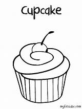 Cupcake Coloring Pages Cupcakes Cute Colouring Clipart Small Library Comments Popular sketch template