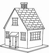 Coloring Pages Victorian Houses Comments House sketch template