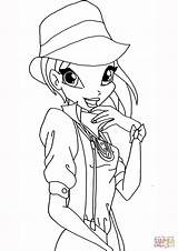 Winx Coloring Tecna Club Pages Drawing Categories sketch template