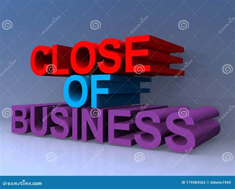 close  business stock illustration illustration  agreements