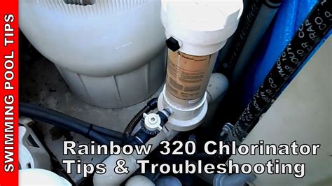 rainbow  chlorinator tips troubleshooting youtube