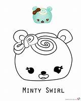 Num Coloring Noms Minty Swirl Pages Sheet Printable Print She sketch template