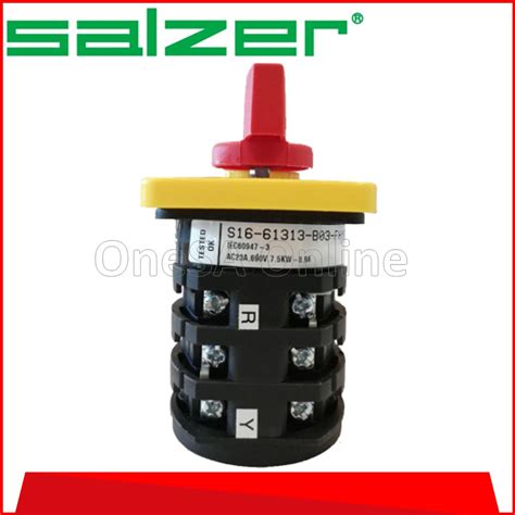 salzer voltmeter selector switch br yb ry  rn yn bn    shopee malaysia