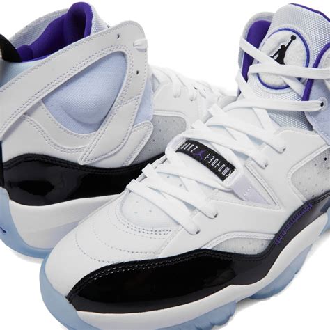 air jordan jumpman  trey white dark concord black