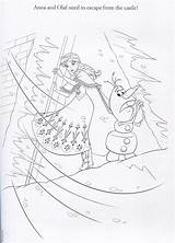 Frozen Coloring Pages Sheets Book Illustrations Official Disney Fanpop Color Kids Colouring Printable Wallpaper Background Club Movie sketch template