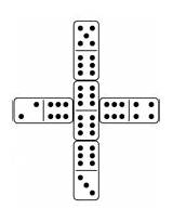 Dominoes Coloring Pages Games Printable sketch template