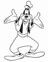 Goofy Coloring Pages Disney Printable Mouse Mickey Choose Board sketch template