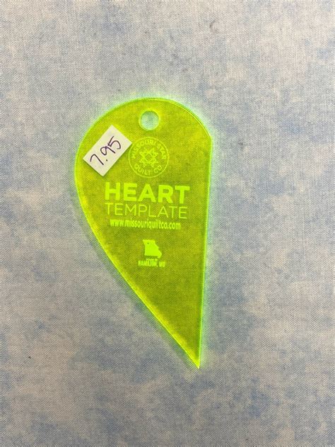 missouri star  heart template