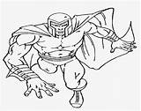 Coloring Pages Men Storm Magneto Largest Pngkey sketch template