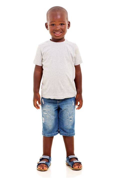 young barefoot boy  shorts stock image image  cute lovable