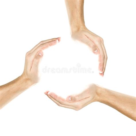 circle   hands stock image image  creativity