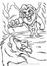 Roi Scar Mewarnai Colorat Singa Coloriage Mufasa Regele Leu Animation Planse Everfreecoloring Colorier Kovu Coloriages sketch template