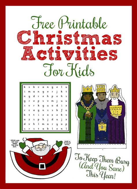 printable christmas activities  kids thecraftpatchblogcom