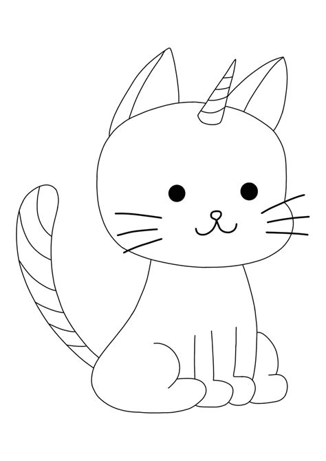 unicorn kitty coloring pages information coloringfile