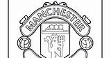 United Logo Coloring Manchester Pages Template sketch template