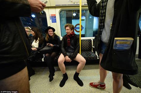 no pants subway ride day has travellers in their underwear in 60