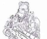 Halo Master Chief Coloring Pages War Yumiko Fujiwara Printable sketch template
