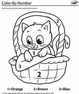 Crayola Number Color Coloring Pages Kitten Basket Numbers Printable Mexico Kids Preschool Colouring Kittens Silly Scents Print Sheets Books Open sketch template