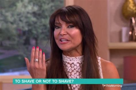 Itv This Morning Lizzie Cundy Bares All In See Through Top Daily Star