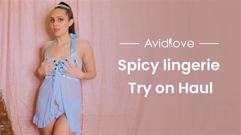 Spicy Lingerie Try On Haul Avidlove Ft Abigail Joy Youtube