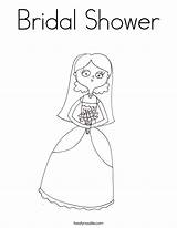 Coloring Wife Shower Bridal Bride Hearts Twistynoodle Built California Usa Favorites Login Add Noodle Print sketch template