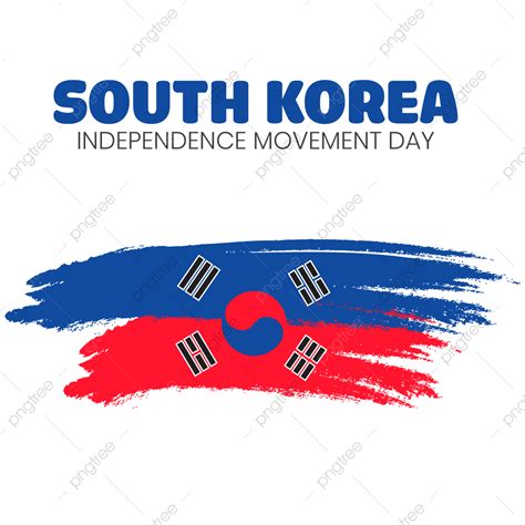 gambar desain ilustrasi korea selatan bendera perayaan korea png  vektor  background