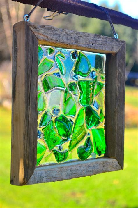 The 25 Best Broken Glass Crafts Ideas On Pinterest Broken Glass Art