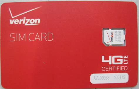 Verizon 4g Lte Micro Sim Card
