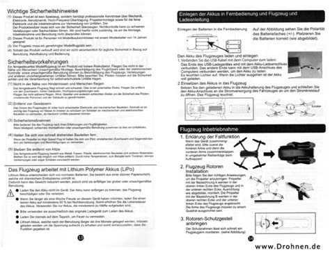 dronex pro deutsche bedienungsanleitung eachine  blade  skyquad