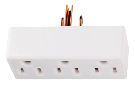 av plug  adapter  pole  wire white adapters electrical accessories wiring devices
