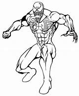 Venom Ausmalbilder Luchando Bubakids Bestof Carnage Imprimer Clipartmag Heros sketch template