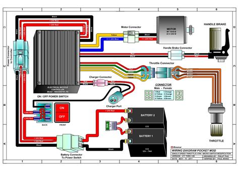 razor electric scooter wiring diagram razor  scooter battery wiring diagram circuit