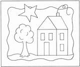 Primitive Patterns Country Stitchery Pattern Coloring Pages Star House Choose Board Printable Crafts Patternsge sketch template