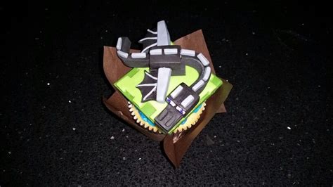 ender dragon minecraft cupcake my cakes minecraft cupcakes birthday candles homemade cakes