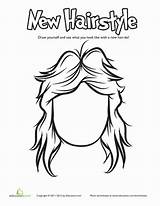 Mullet Coloring sketch template