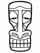 Koh Lanta Totem Bricolage Simples Tiki Dessins Gratuitement Lápis Artísticos sketch template