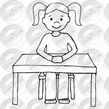 Sit Outline Clipart Watermark Register Remove Login Classroom Lessonpix sketch template