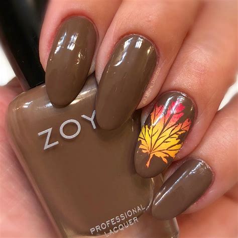 gorgeous leaf nail art ideas youll   daily