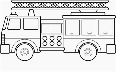 printable fire truck coloring pages  kids fire truck party