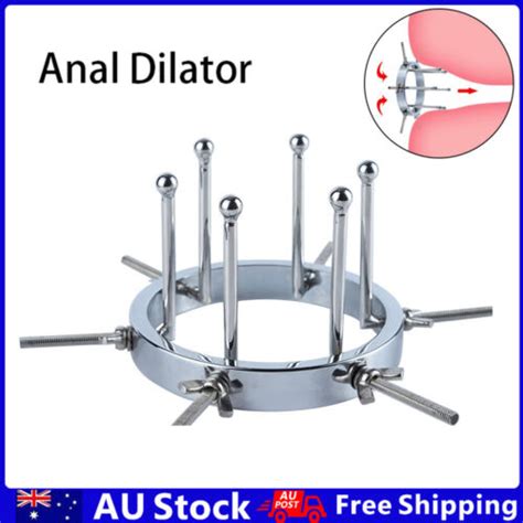 Metal Anal Expander Dilator Bdsm Anus Huge Speculum Butt Plug