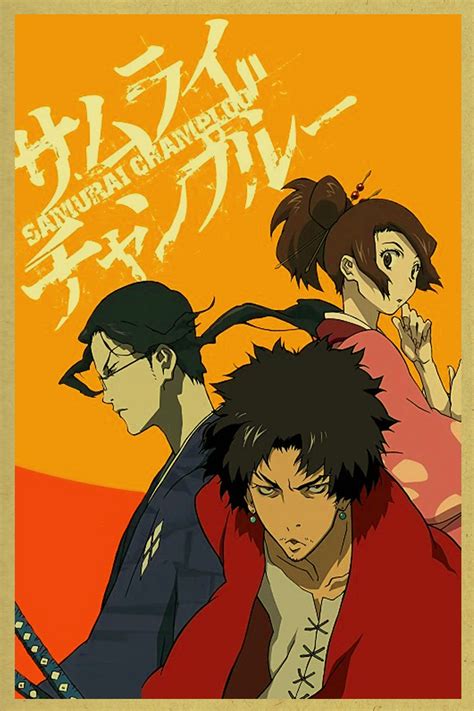 samurai champloo poster anime poster anime series series de etsy