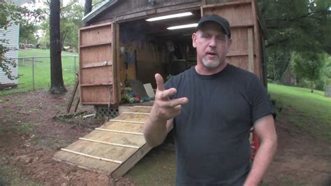 build  ramp   shed youtube