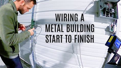 wiring   metal building youtube