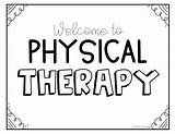 Therapy Welcome Physical Occupational Sign School Back Signs Poster Clinic Visuals Binder sketch template