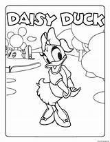 Duck Coloring Disney Daisy Pages Printable Print Color Book Info sketch template