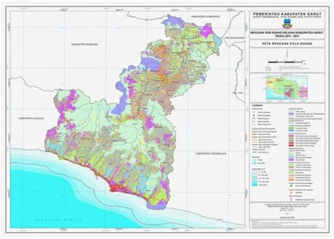 peta garut  penjelasan lengkap kabupaten garut sindunesia