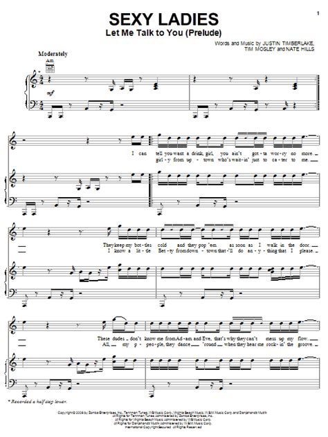 Sexy Ladies Let Me Talk To You Prelude Sheet Music Direct
