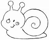 Snail Coloring sketch template