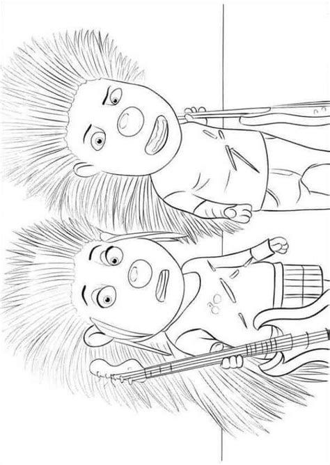 ash  sing coloring page coloring pages